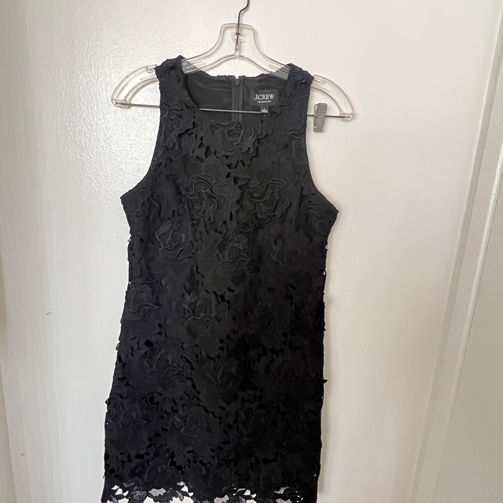 J. Crew Collection Black Lace Sheath Dress - Picture 2 of 6
